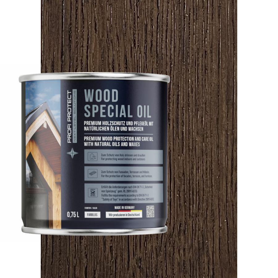 Олія для терас ProfiProtect Wood Special Oil з воском 0,75 л Schokoladen-Braun-75-eiche (20758075)