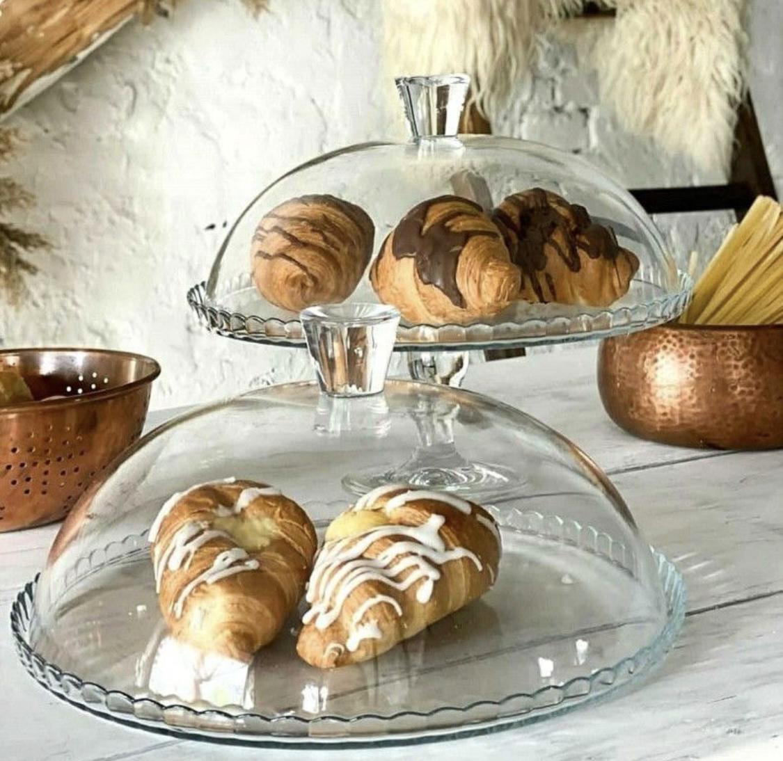 Блюдо скляне з кришкою Pasabahce 32 см Прозорий (PS-95198) - фото 6