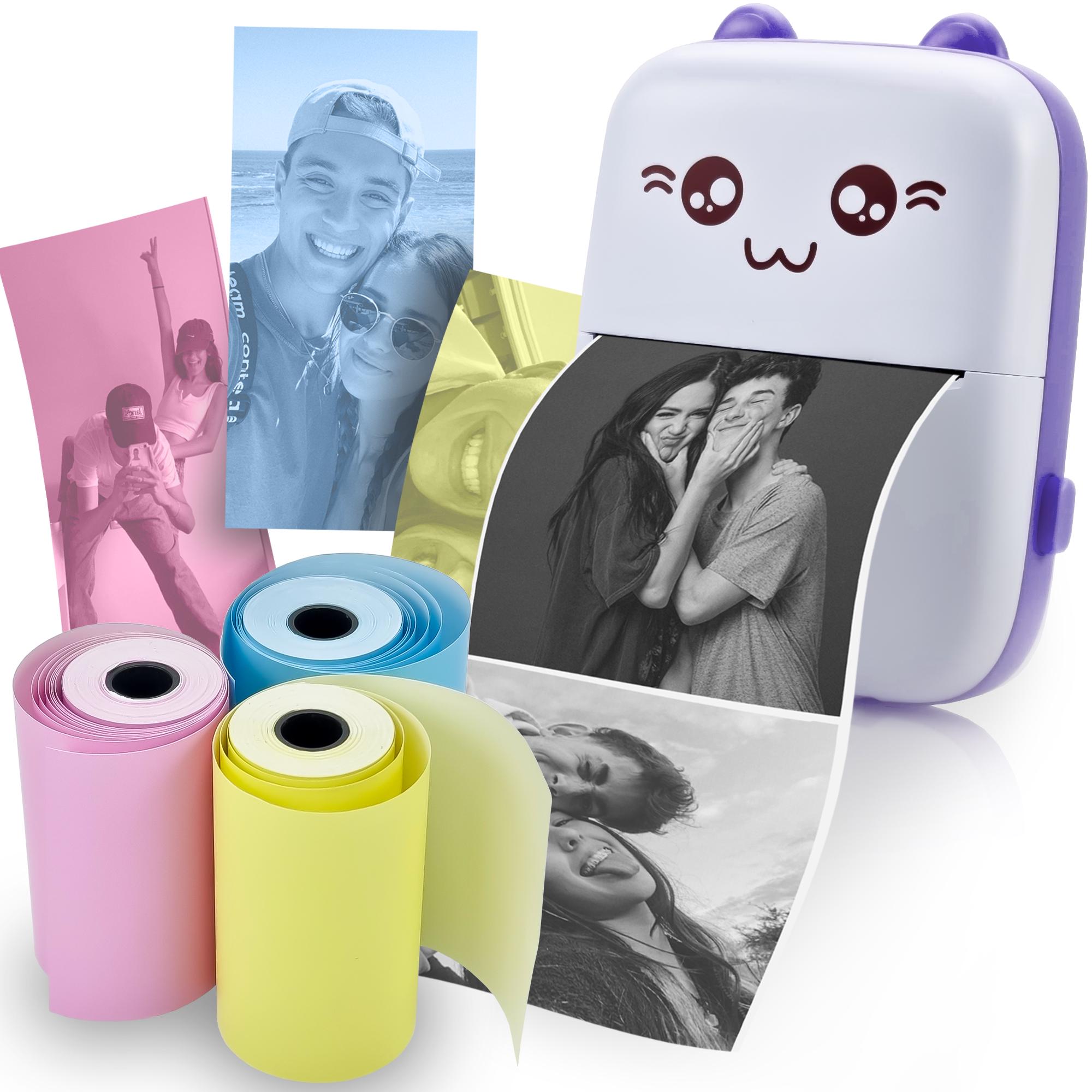 Принтер дитячий портативний Jetix Mini printer Purple (JMP-4) - фото 4 Принтер дитячий портативний Jetix Mini printer Purple (JMP-4) - фото 4