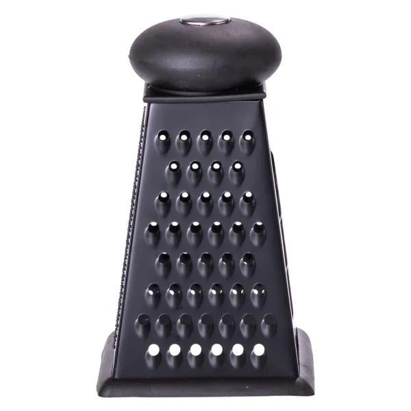 Терка кухонна чотиристороння з ручкою овочів/сиру 12х12х22 см (HP-8-11) Терка кухонна чотиристороння з ручкою овочів/сиру 12х12х22 см (HP-8-11)