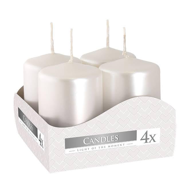 Комплект свечек Bispol Цилиндр 4х6 см 4 шт. (27368)