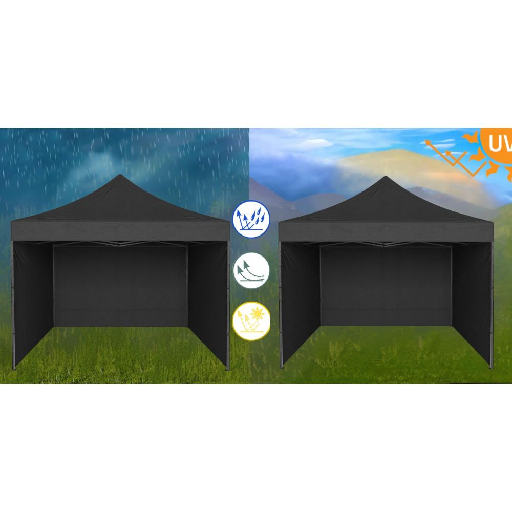 Намет павільйон розсувний Bonro B-9004 з стінками 2,9х2,9 м Чорний (42400987) - фото 8 Намет павільйон розсувний Bonro B-9004 з стінками 2,9х2,9 м Чорний (42400987) - фото 8