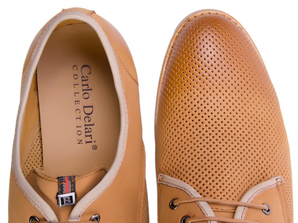 Туфли Carlo Delari 7152082 р. 41 Рыжий (22512) - фото 4 Туфли Carlo Delari 7152082 р. 41 Рыжий (22512) - фото 4