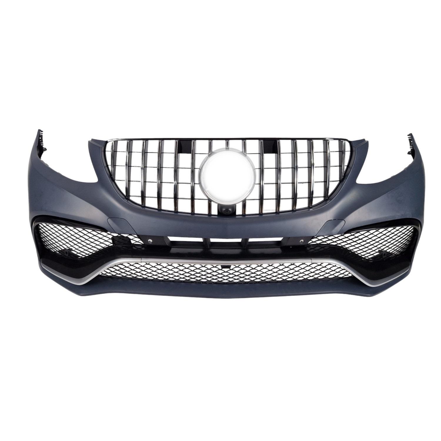 Бампер передний GBT для Mercedes GLE/ML сlass W166 пластик под покраску (27670109)