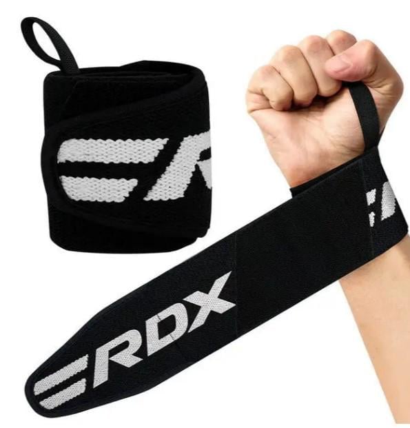 Бинты для запястий RDX W2 Gym Wrist Wraps Black Pro (WAH-W2B)