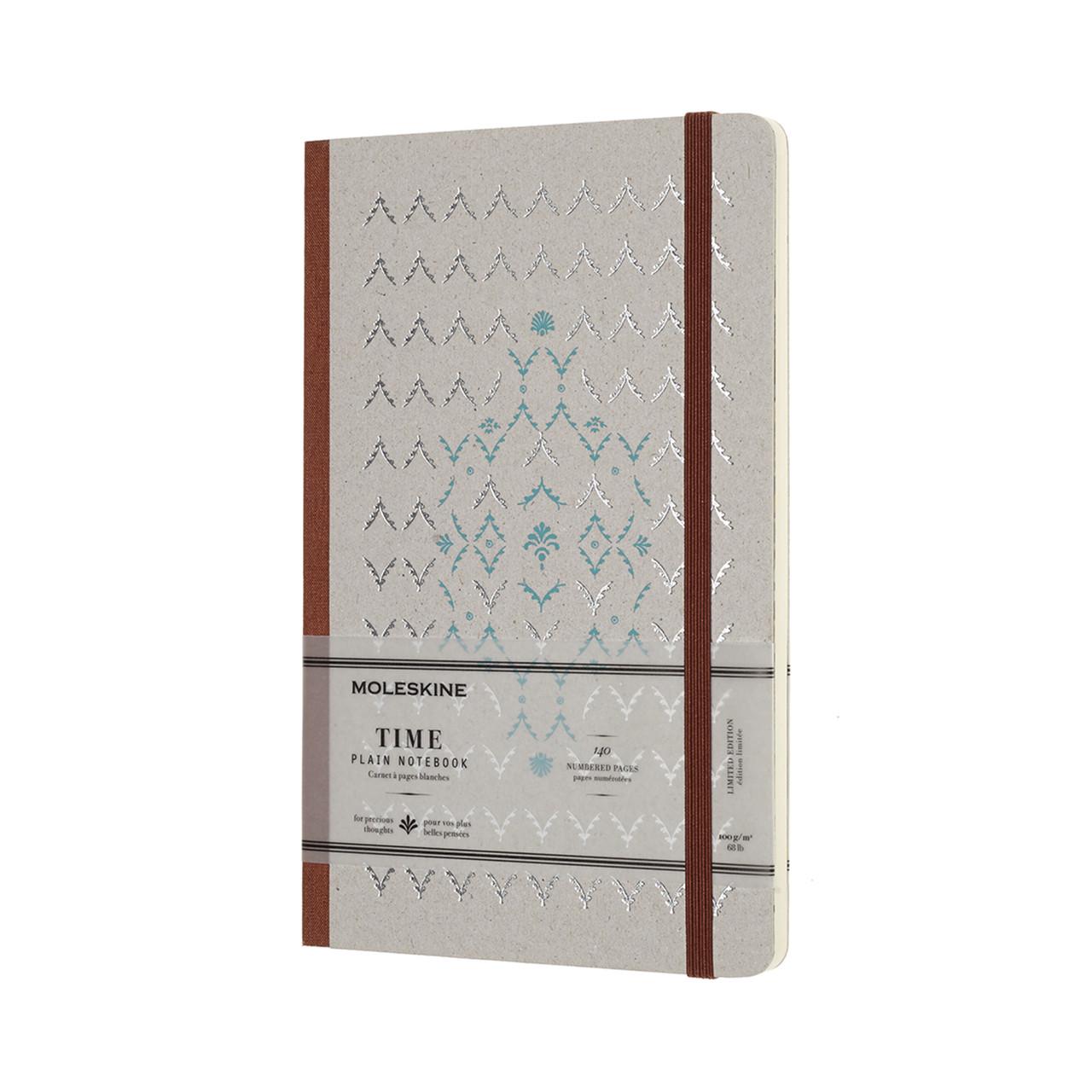 Блокнот Moleskine Limited Time средний 13х21 см нелинованный коричневый (8058341710791)