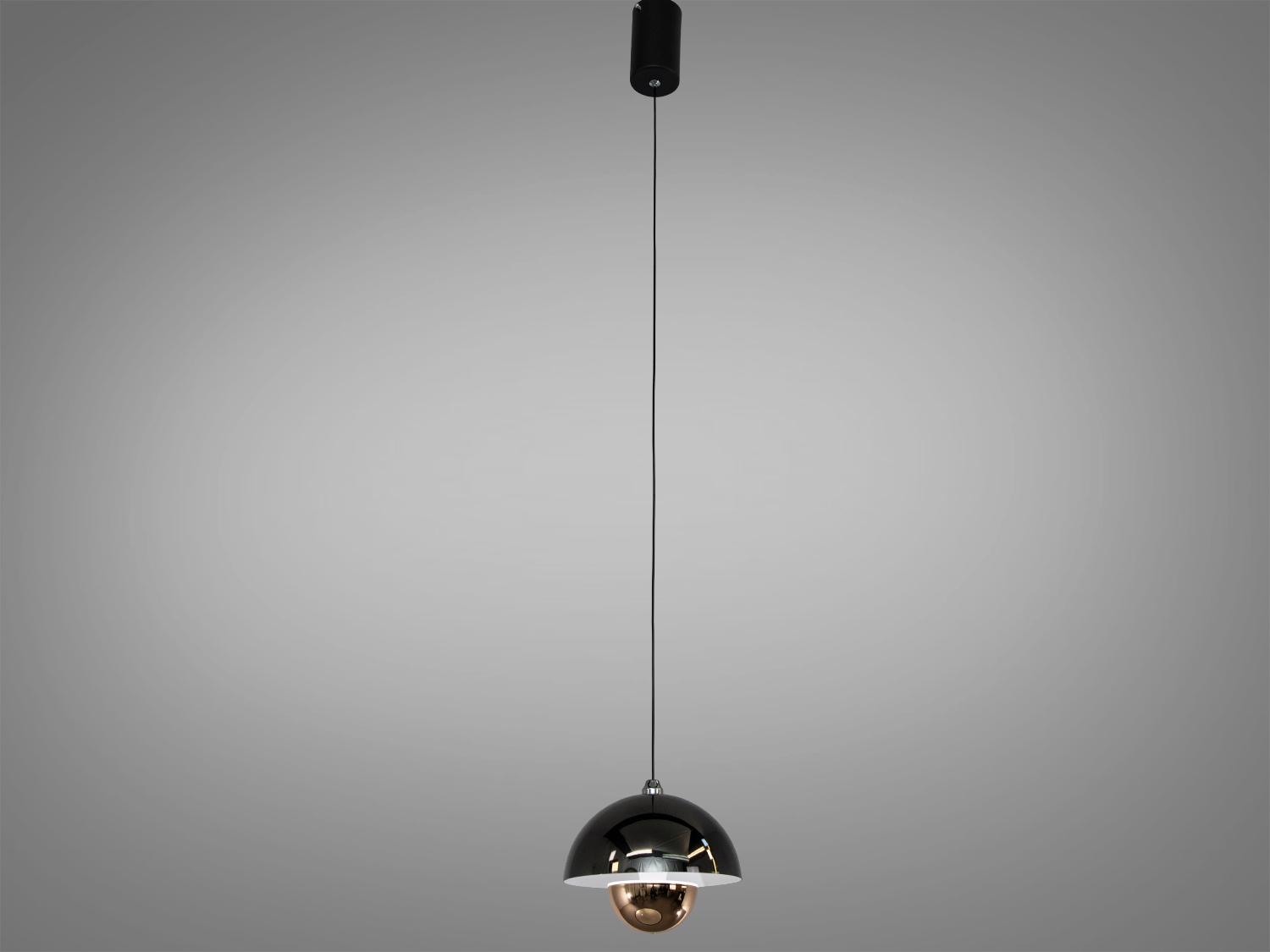Подвесной светильник Diasha LED 5В сенсор Черный Хром/Золотой (QY-H1206 PB/SG)