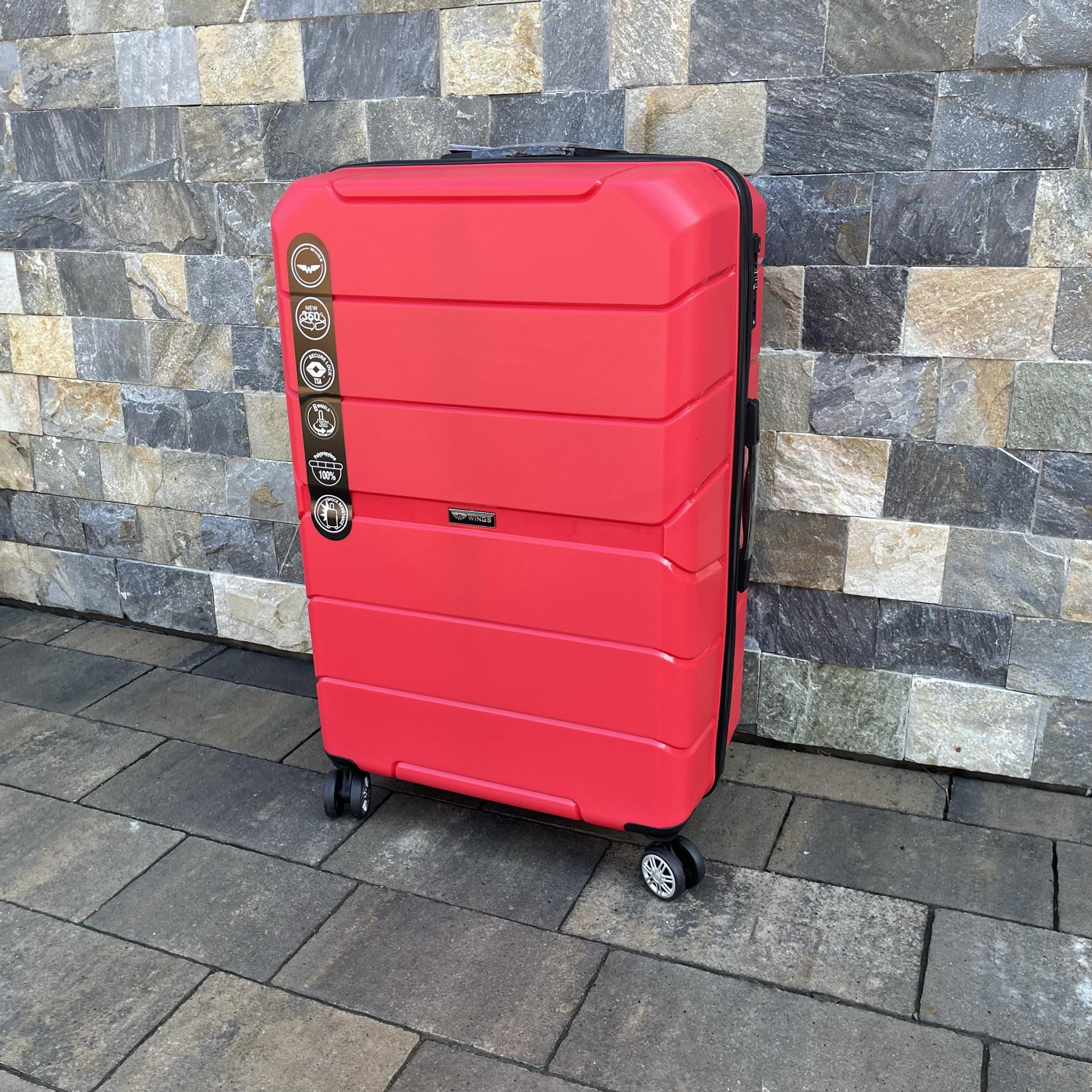 Валіза дорожня з поліпропілену Wings PP05 L Червоний (10421690) - фото 2 Валіза дорожня з поліпропілену Wings PP05 L Червоний (10421690) - фото 2