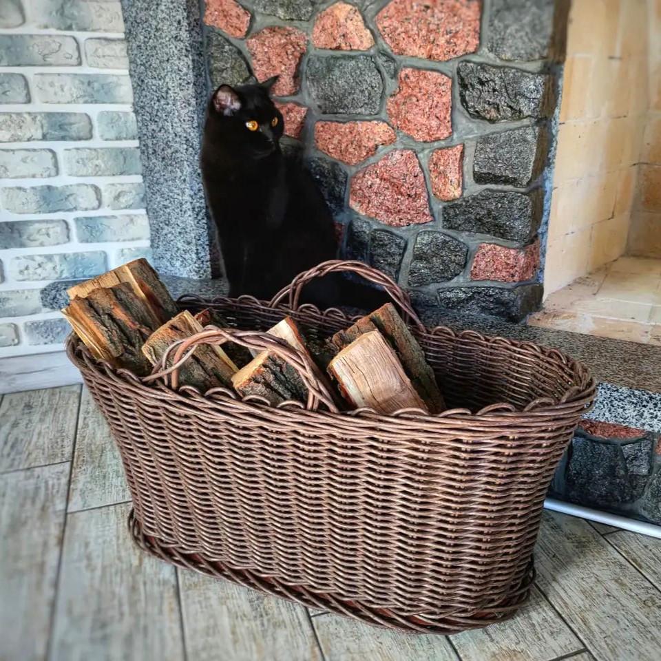 Дровница для печи из лозы (27709643)