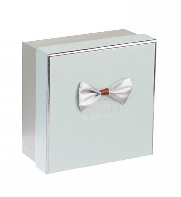 Подарочная коробка For you 18x18x9 см Бирюзовый