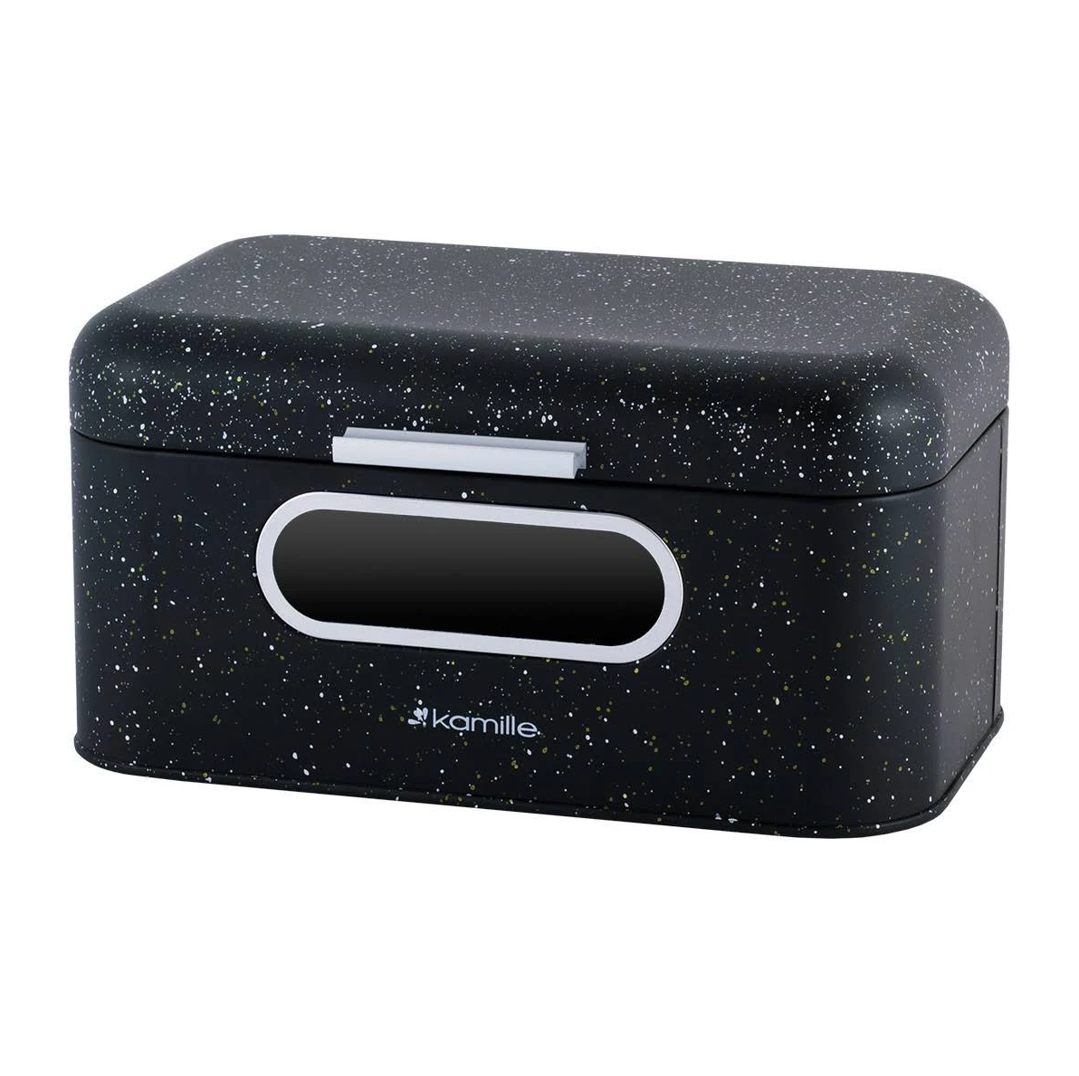 Хлібниця Kamille Чорний мармур (MKM-1110)