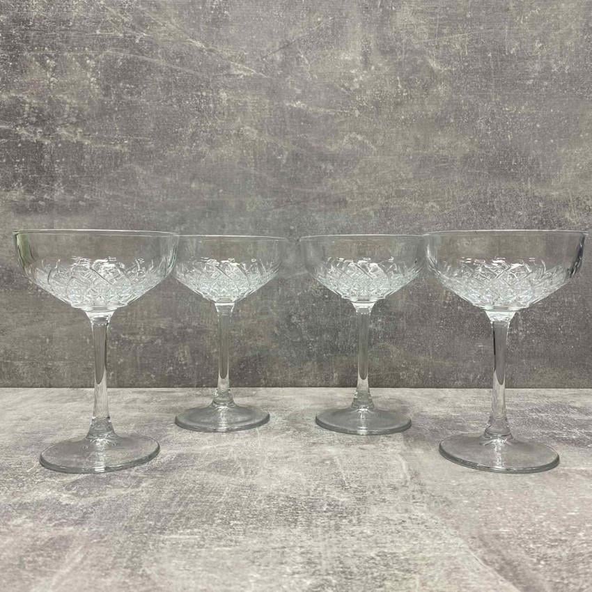 Набір келихів для шампанського, Pasabahce Timeless 440236 255 мл 4 шт. (1859241818)