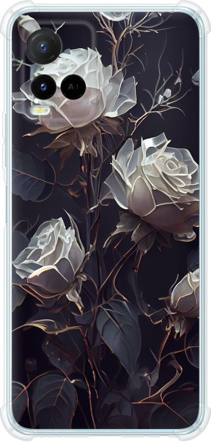 Чехол на Vivo Y21s Розы 2 (5550sp-2550-42517)