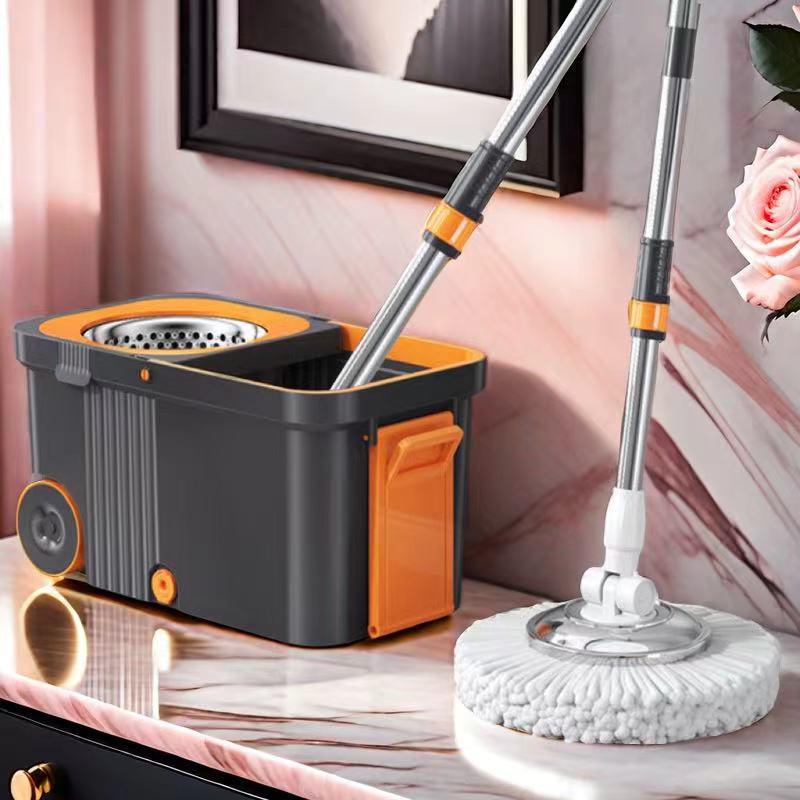 Комплект швабра и ведро с турбо отжимом MOP maestro 8 л - фото 4 Комплект швабра и ведро с турбо отжимом MOP maestro 8 л - фото 4