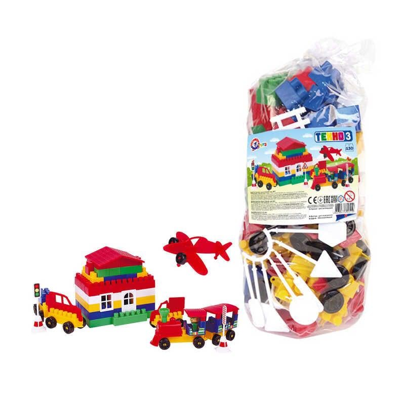 Конструктор №3 Technok Toys 0519 130 деталей 18x14x41 см (881)