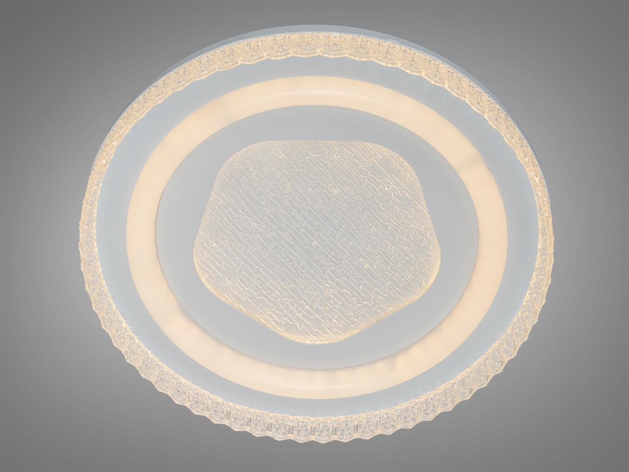 Люстра светодиодная для гостиной Diasha WG5156/B WH пятиугольник 85 Вт Белый (2896237308)