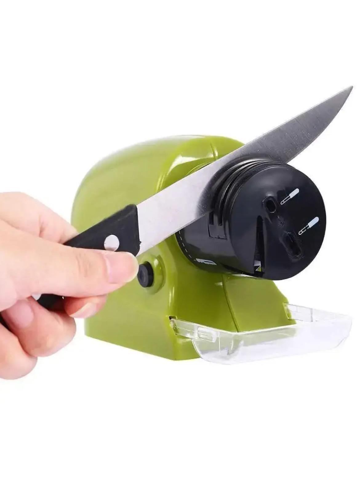 Точилка универсальная Sharpener for knives для ножей и ножниц Зеленый (MW-23) - фото 5