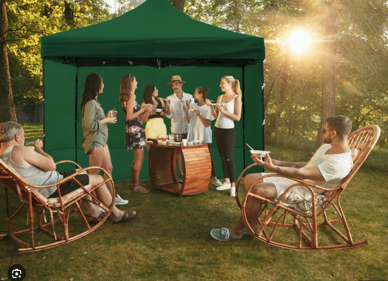 Павильон садовый Maltec 3х3 м 3 стены Зеленый (2155221261) - фото 10 Павильон садовый Maltec 3х3 м 3 стены Зеленый (2155221261) - фото 10