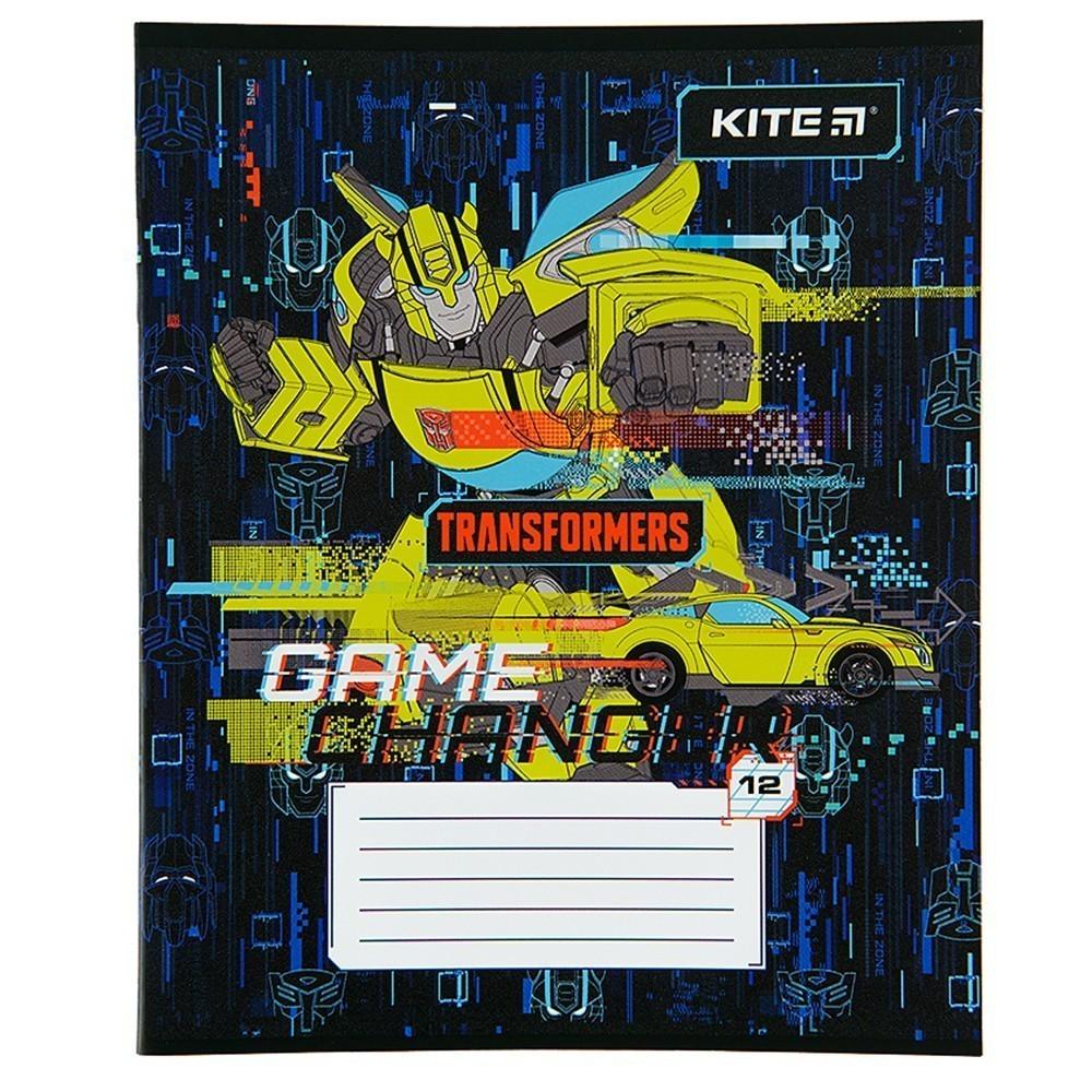 Комплект шкільних зошитів KITE Transformers 12 аркушів 25 шт. (TF22-235_25pcs) - фото 3