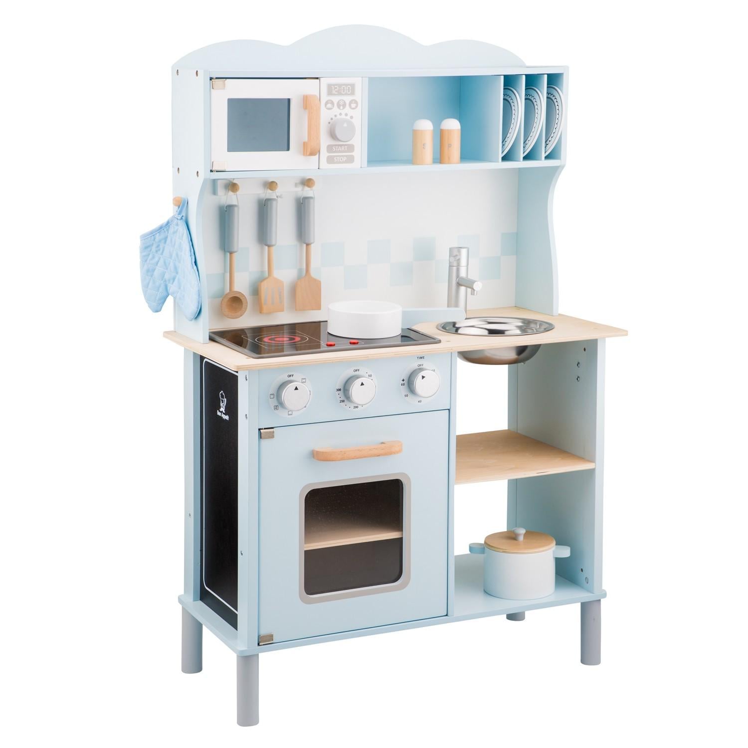 Ігровий набір New Classic Toys Міні кухня сучасна електрична 60x30x100 см Синій Ігровий набір New Classic Toys Міні кухня сучасна електрична 60x30x100 см Синій