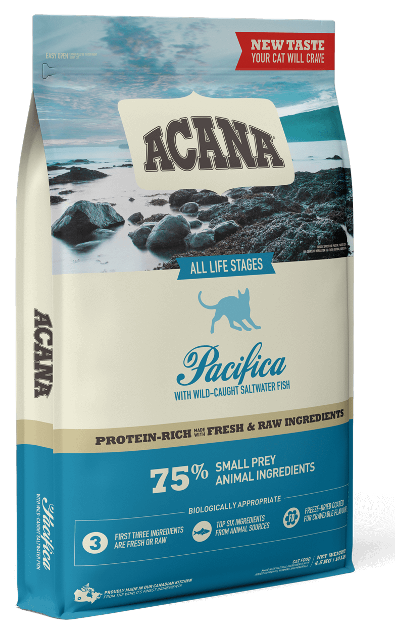 Корм сухий Acana Pacifica Cat оселедець/камбала/лосось 4,5 кг - фото 1 Корм сухий Acana Pacifica Cat оселедець/камбала/лосось 4,5 кг - фото 1