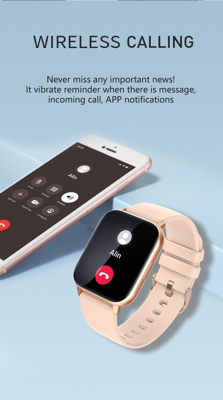 Смарт-часы Lige Celestia с тонометром и двумя ремешками - фото 3