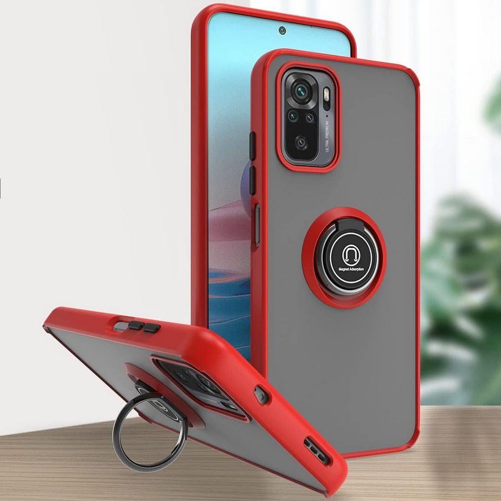 Защитный чехол MatteLuxe Xiaomi Redmi Note 10 (с кольцом) Red (33087-2D)