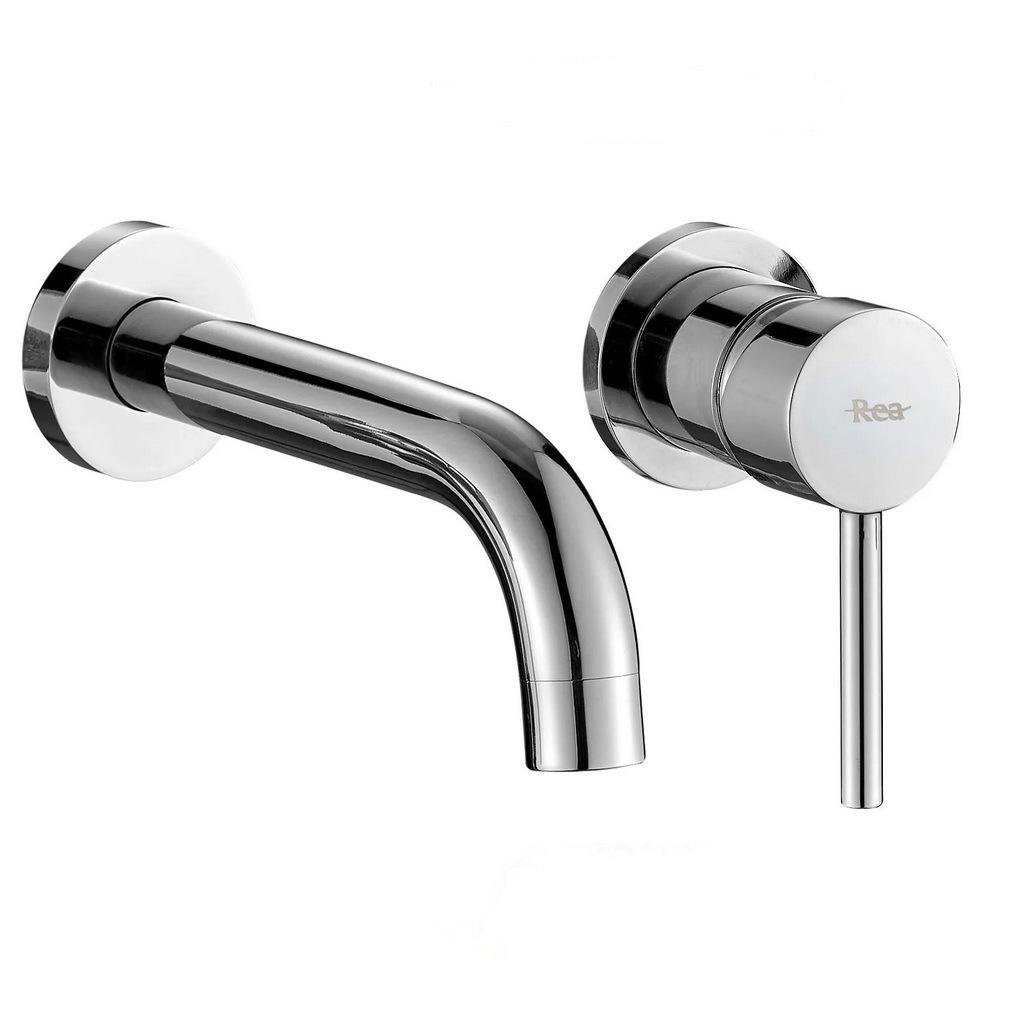 Смеситель для умывальника CUBO REA LUNGO CHROM+BOX REA-B0521 настенный однорычажный Хром (133264) Смеситель для умывальника CUBO REA LUNGO CHROM+BOX REA-B0521 настенный однорычажный Хром (133264)