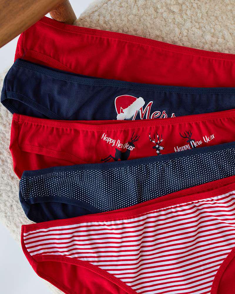 Набор женских трусиков неделек M 5 шт. (513016) - фото 3