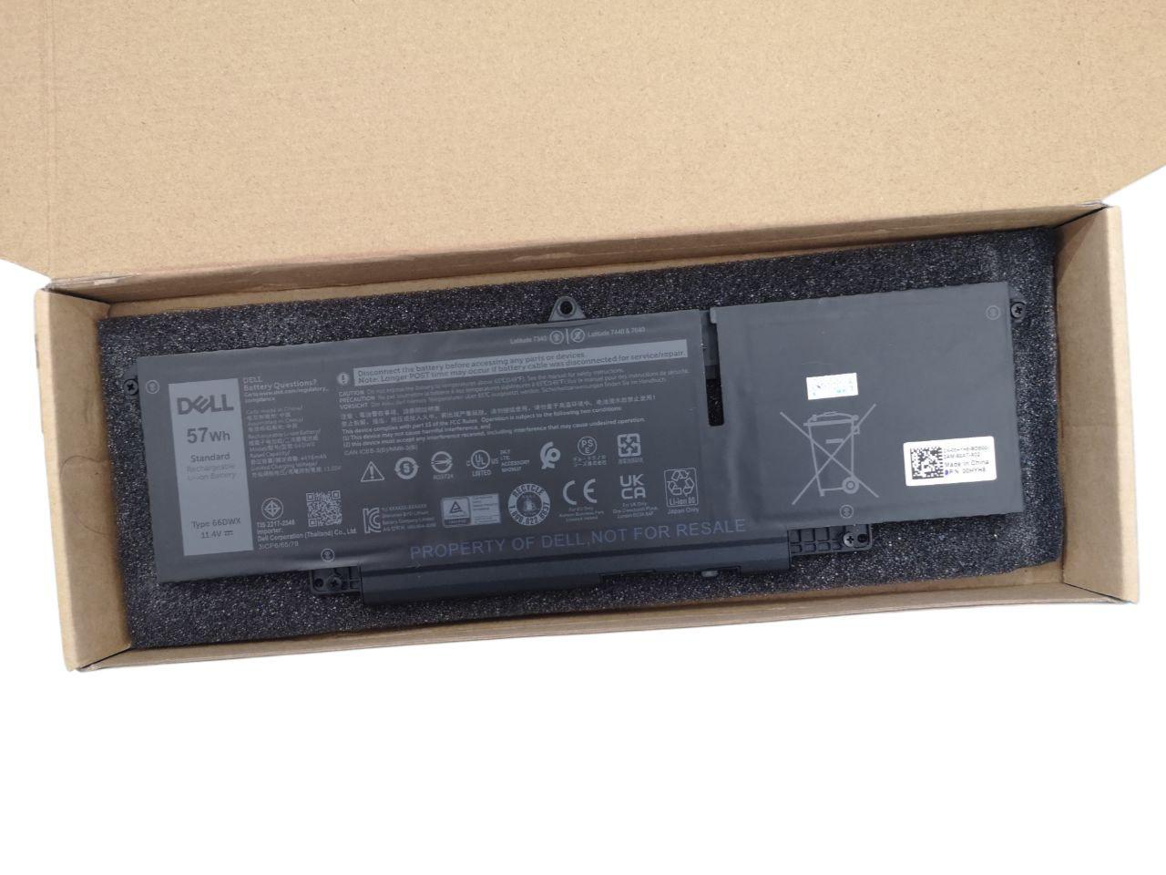 Аккумулятор для Dell Latitude 7340/7440/7640/WW8N8/66DWX 4878 mAh 57Wh