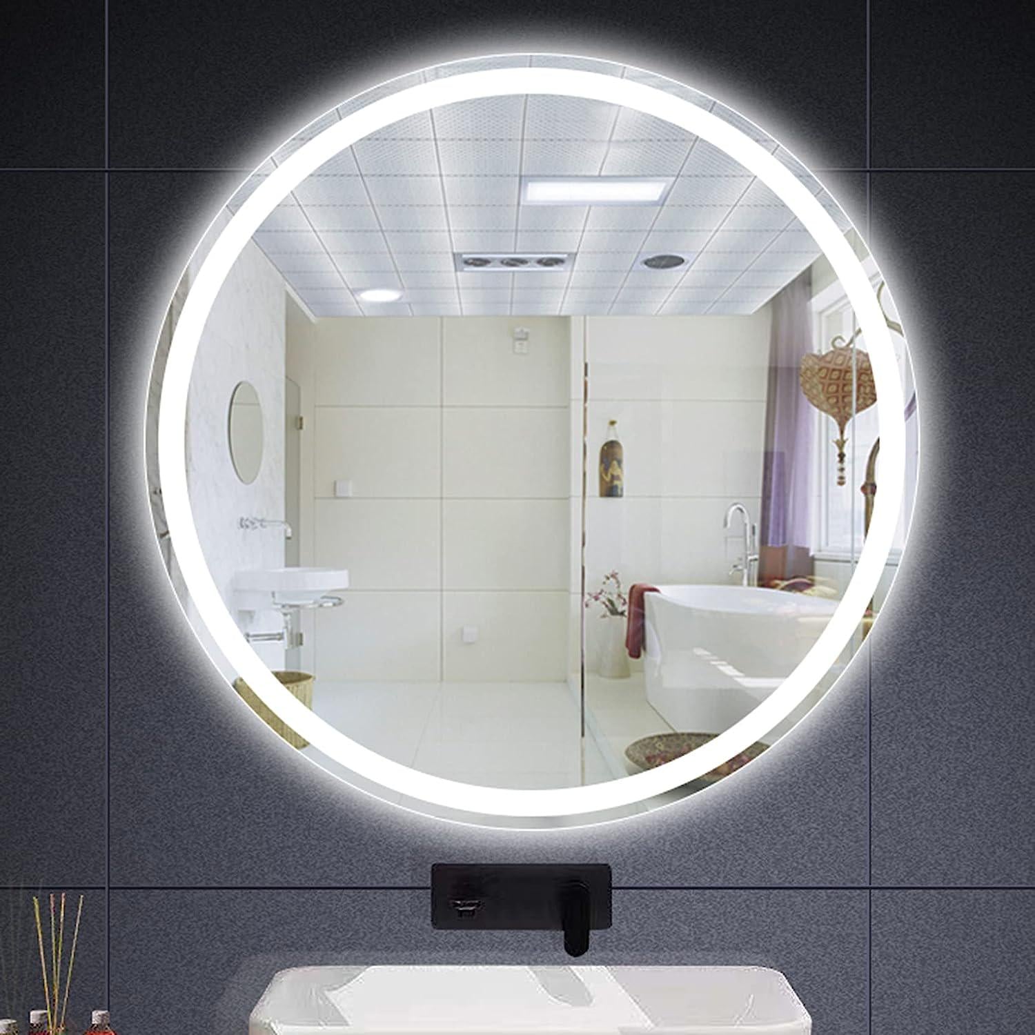 Зеркало Dim Dzerkal TIVOLA с LED-подсветкой 50х50 см (12775)