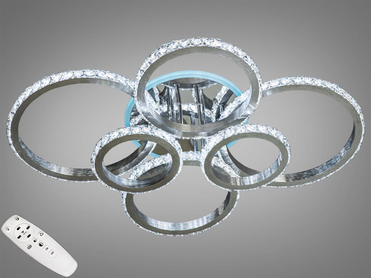 Люстра кришталева 8304/6 NEV HR RGB LED 125 W