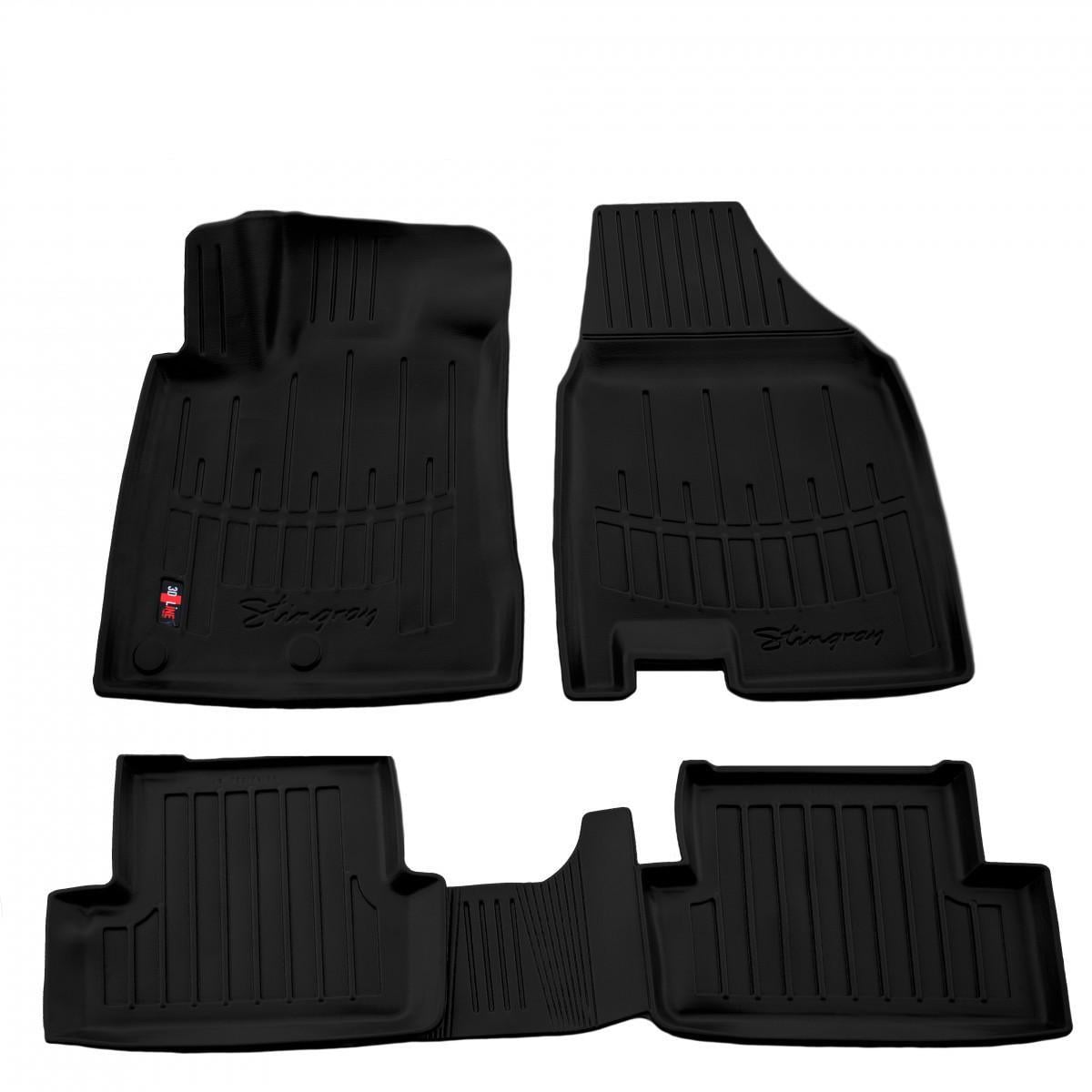 Коврики резиновые Nissan Qashqai 2007-2014 с бортом 4 шт.