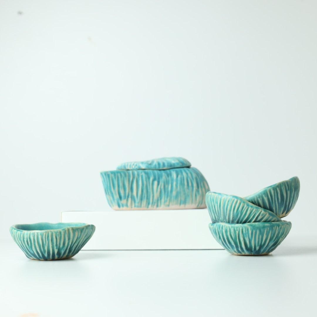 Набор для чайной церемонии Лагуна ручной работы (TS-14) - фото 3 Набор для чайной церемонии Лагуна ручной работы (TS-14) - фото 3