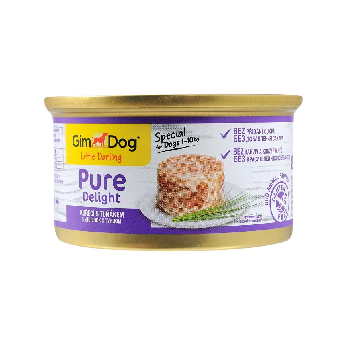 Корм влажный для собак GimDog LD Pure Delight 85 г