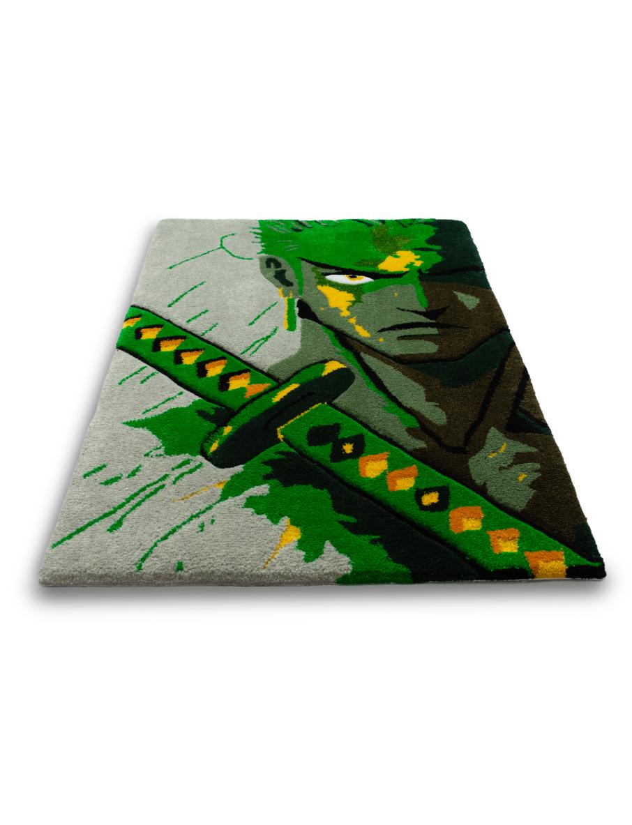 Килим Зоро ручної роботи гіпоалергенний 96х64 см Зелений (30059994) - фото 2