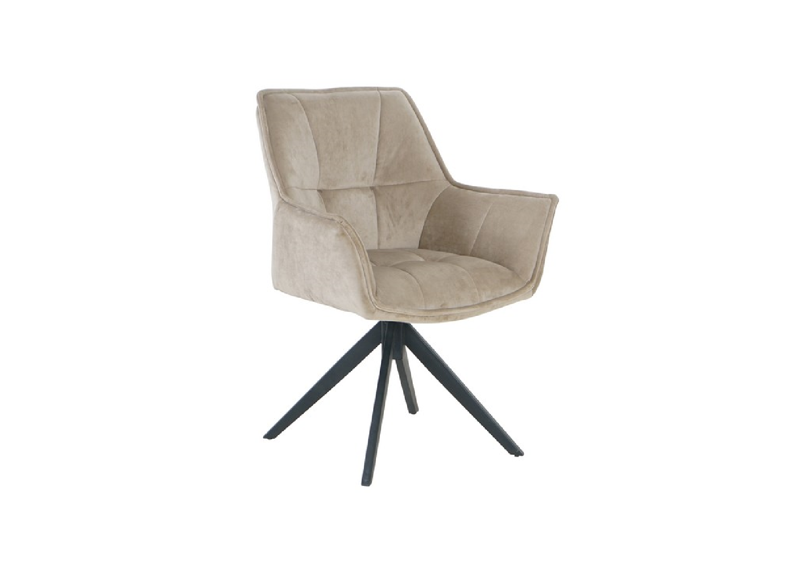 Стул поворотный Vetro R-68 велюр Капучино (9489871) Стул поворотный Vetro R-68 велюр Капучино (9489871)