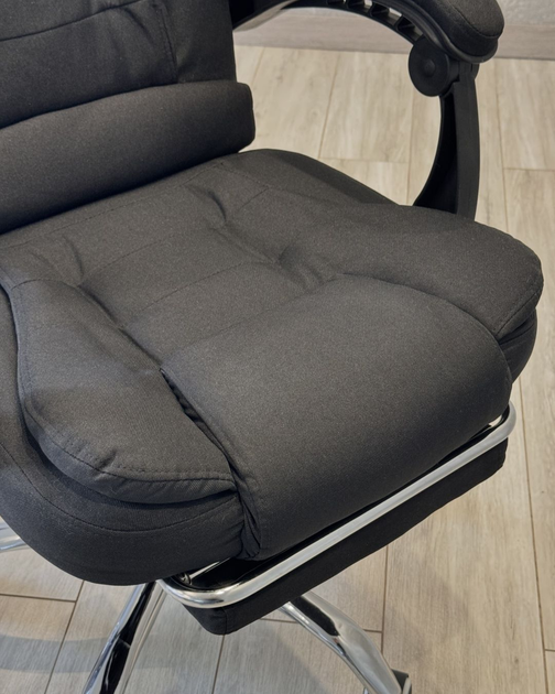 Офисное кресло BOSS КО22 VIP с массажной подушкой/с подножкой Черный (17207) - фото 5 Офисное кресло BOSS КО22 VIP с массажной подушкой/с подножкой Черный (17207) - фото 5