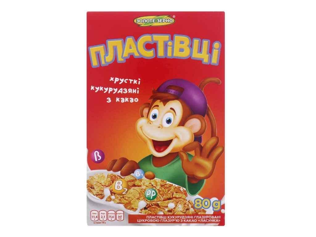 Хлопья Золотое Зерно с какао 80 г (865683)