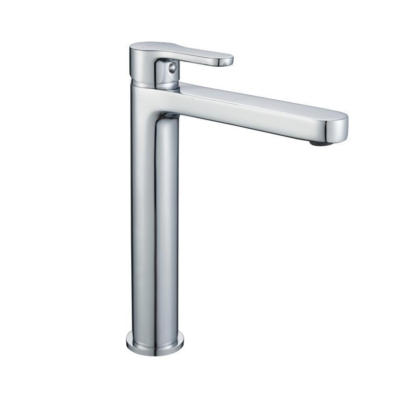 Смеситель для умывальника латунный Lidz Astra 001FH высокий Хром (LDAST001FHCRM48090)