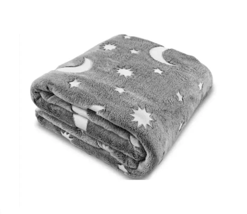 Плед детский светящийся 150х180 см Серый (43129-_237)