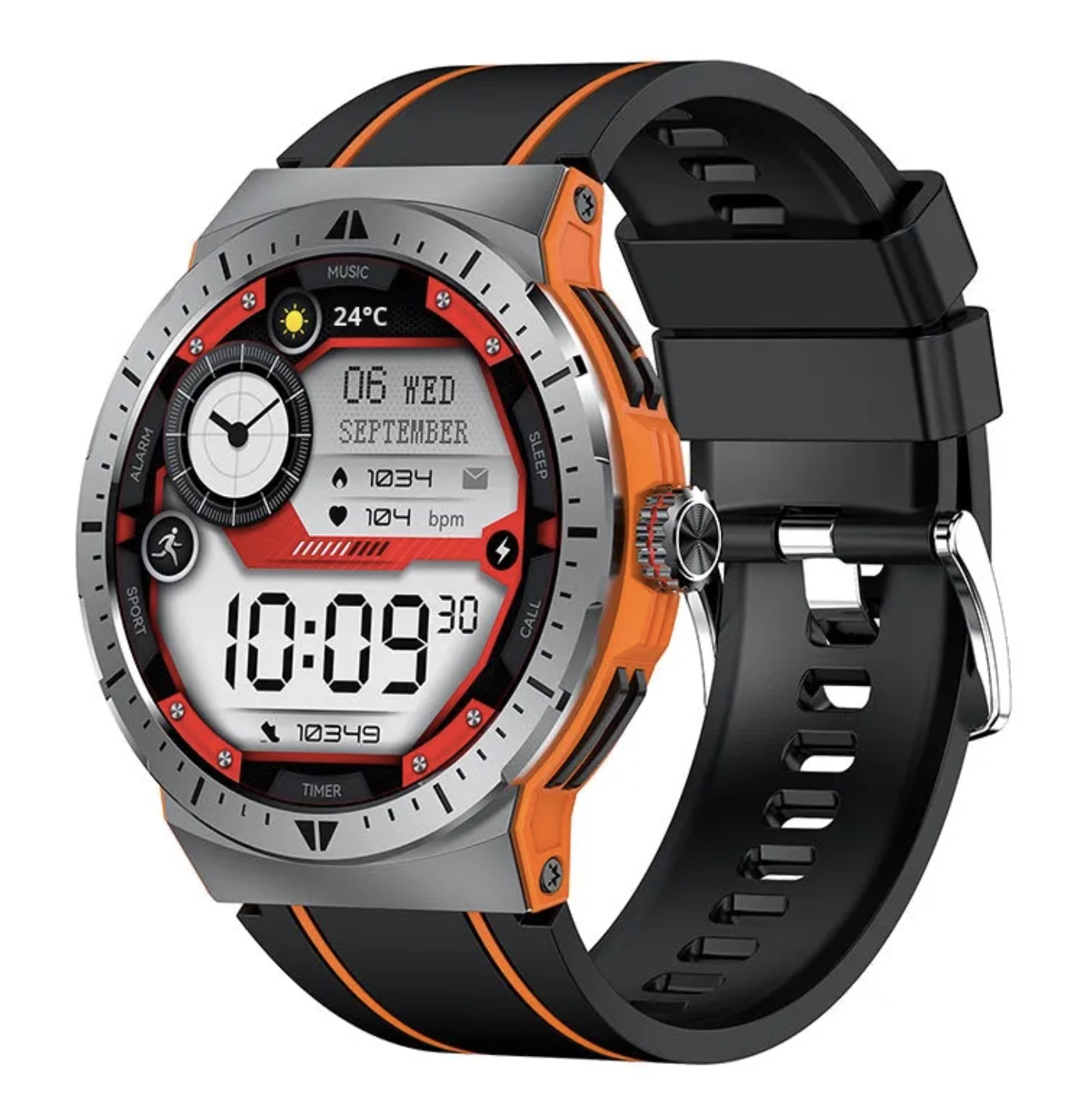 Смарт-годинник чоловічий Smart Watch HK52 спортивний Orange (36996553)