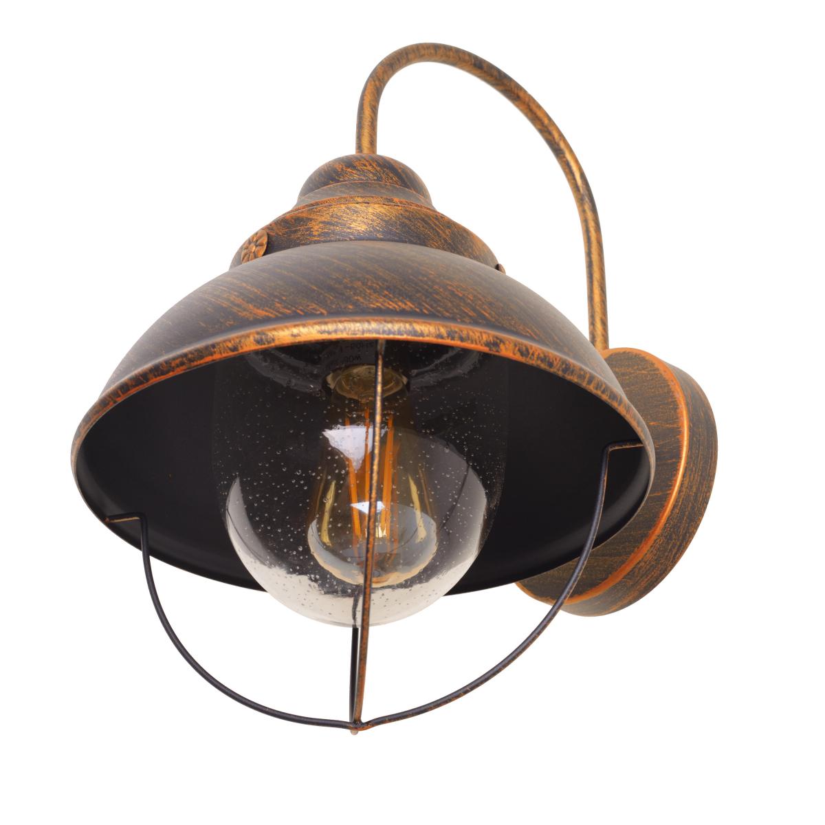 Светильник уличный/настенный Brille GL-117 AМ MB/G