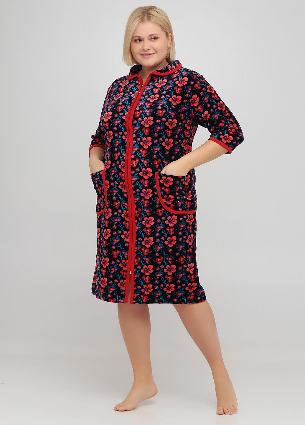 Домашний женский халат Romeo Life 2XL Разноцветный (1125) Домашний женский халат Romeo Life 2XL Разноцветный (1125)