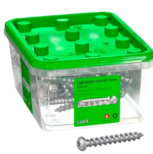 Шуруп для легкого бетона ESSVE CORRSEAL 8х65 мм пластик PH3