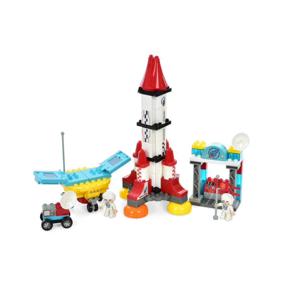 Конструктор дитячий Космічна ракета Bambi 5455 126 деталей (RLT28957)