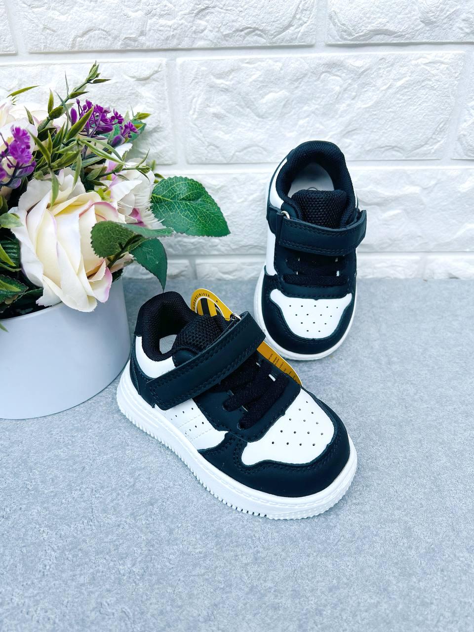 Кросівки для хлопчика Clibee 2011 р. 25 15,3 см Чорно-Білий (2011-3)