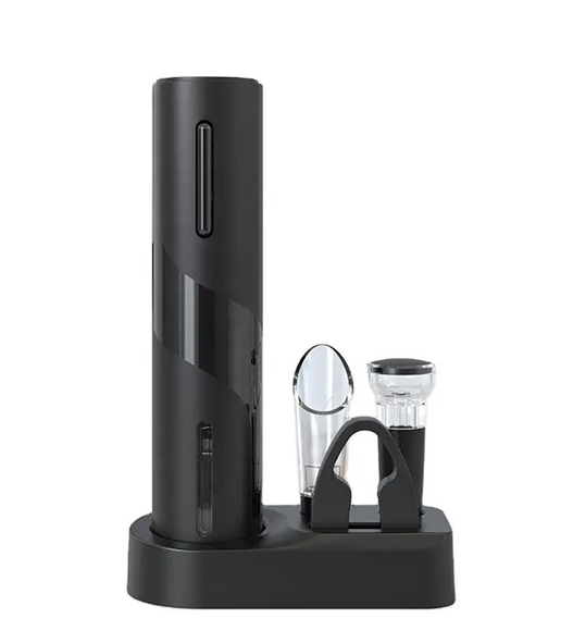 Электрический аккумуляторный штопор для винных бутылок в наборе Electric Wine Set 5-в-1 (00374)