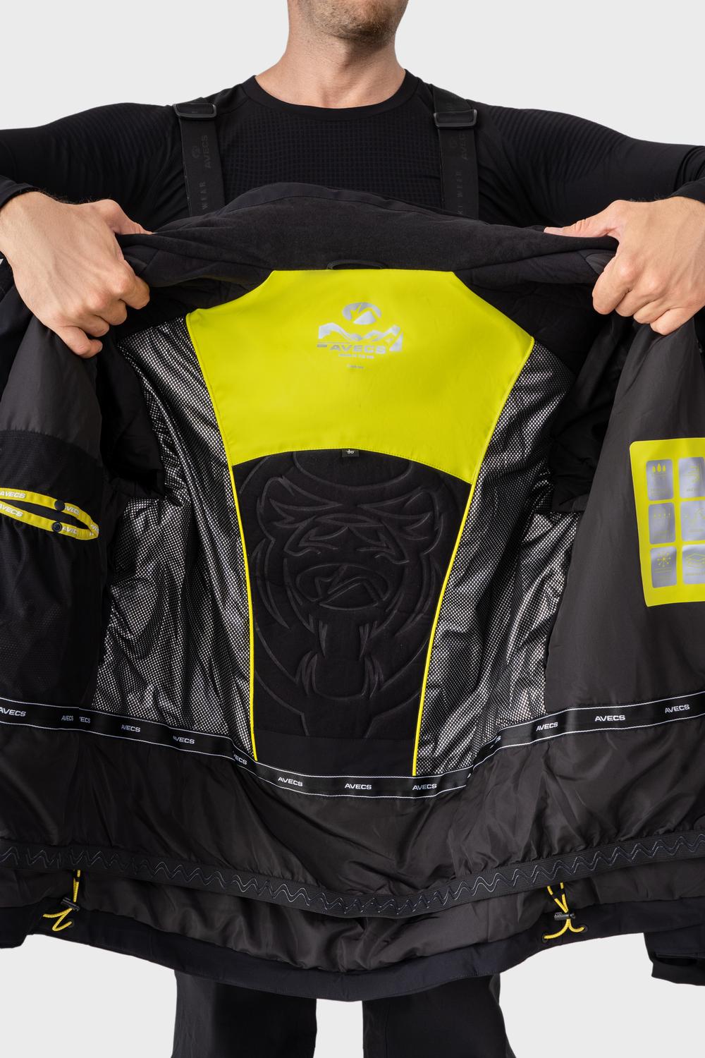 Куртка горнолыжная Avecs 70525/17 M Темно-серый - фото 10 Куртка горнолыжная Avecs 70525/17 M Темно-серый - фото 10