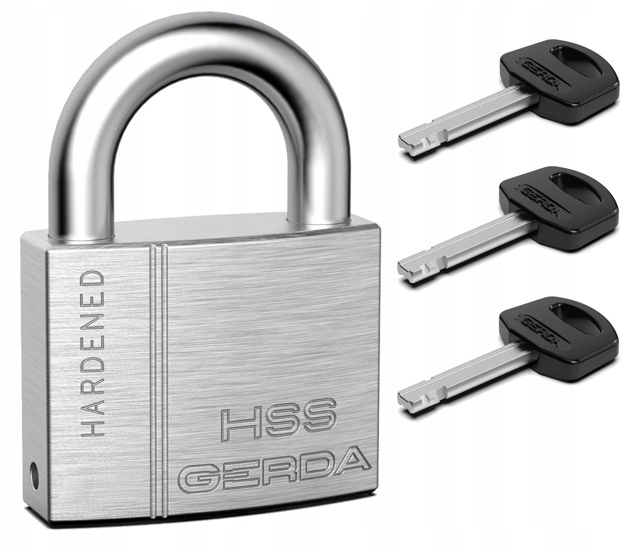 Замок навесной Gerda HSS 631Z 92х66 мм (HSS-631Z)